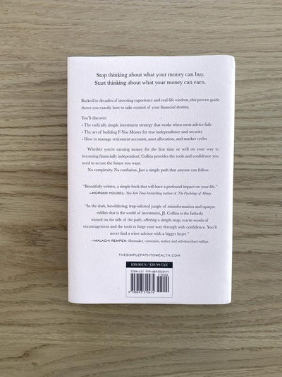 The Simple Path to Wealth - back cover