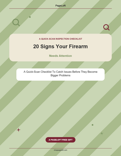 PageLoft™ 20 Signs Your Firearm Needs Attention